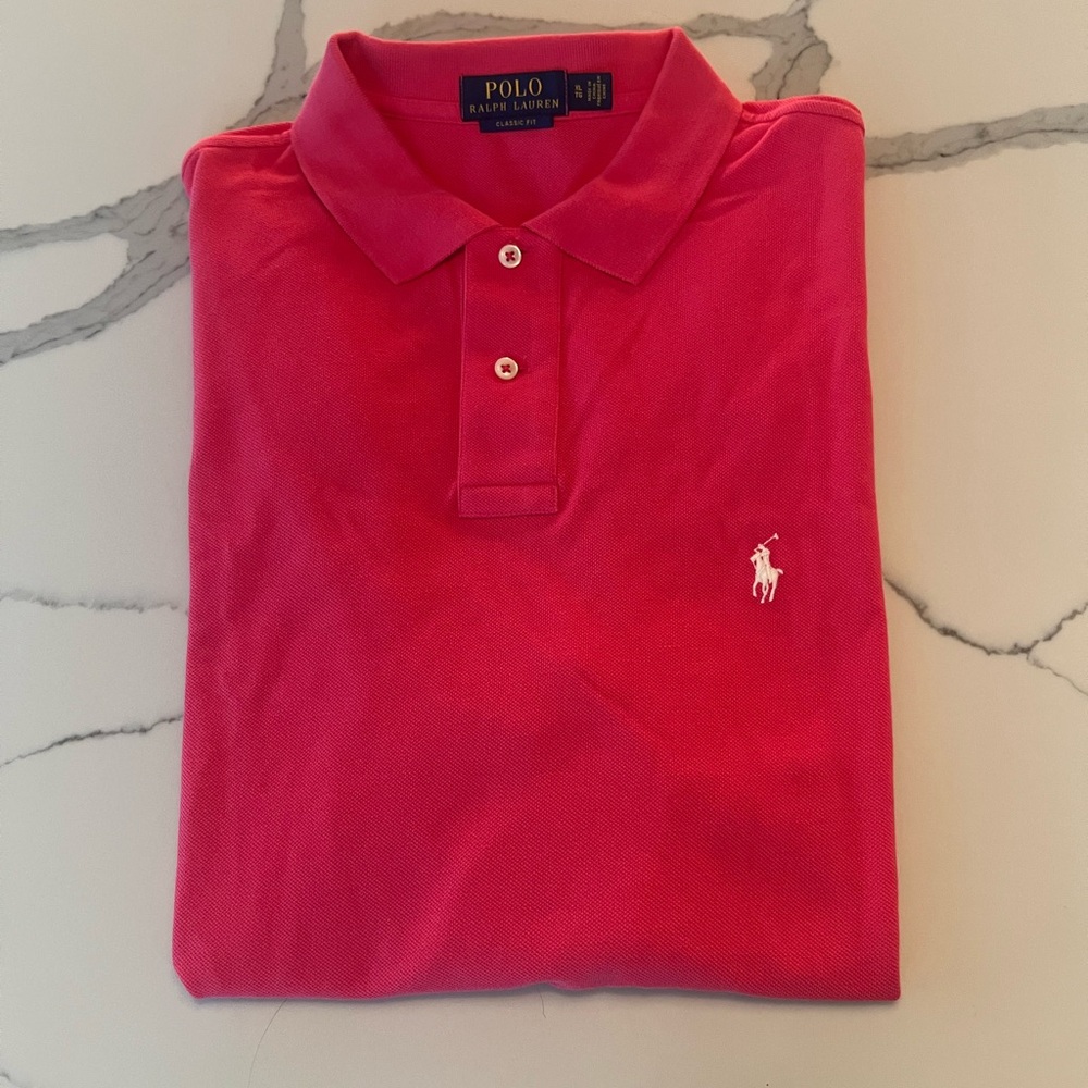 Ralph Lauren Hot Pink Polo Shirt